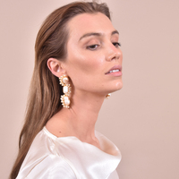 Amour 22K Luxury Pearl Bouquet Earrings (my ears are not pierced)