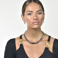 Enoa Fine Twist Huggie Earrings (Silver)