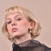 Adley Pearl Drop Earrings (Gold Vermeil)