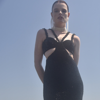 Aries Arch String Statement Earrings (Oversized)