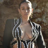 Darya Artsy Wave Earrings (Yellow)