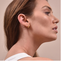 Arya Gold Filled Dainty Hoop Earrings