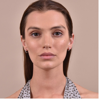 Brie Fine Silver Dainty Hoop Earrings