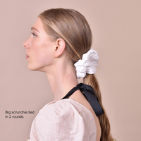 Ivory Earthy Muse Cotton Scrunchie Set
