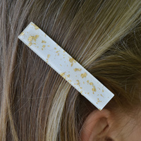 Lucille Golden Foil Alligator Clip