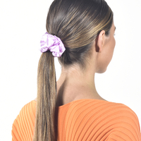 Laurie Mulberry Silk Scrunchie (Lilac)
