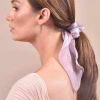 Felicia High Gloss Bridal Style Scrunchie
