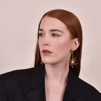 Soleste 24K Artisan Sun Drop Earrings (for pierced ears)