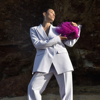 Vivant Beaded Ostrich Fur Bag (Vivid Magenta)