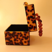 Analeah Artsy Resin Cube Bag (Tortoise)