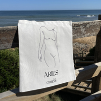 She Is Aries Eco Zodiac Muse Tote Bag