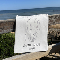 She Is Sagittarius Eco Zodiac Muse Tote Bag