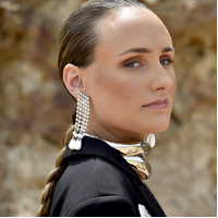 Laurell Diamante Splash Earrings