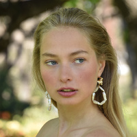 Rosalyn Coastal Devine Pearl Hoop Earrings (my ears are pierced)