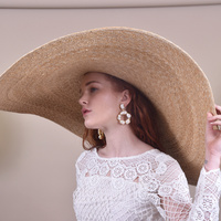 Laurent Luxury Baroque Pearl Hoop Earrings (My ears are pierced)