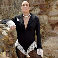 Bronwyn Runway Style Diamante Hoop Earrings