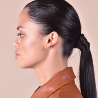 Minnie Dainty Chain Hoop Earrings 