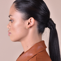 Larisa Dainty Opal Hoop Earrings