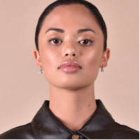 Mantra Dainty Starburst Drop Earrings