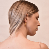 Naomi Gold Shell Earrings