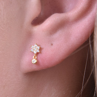 Aubree Gold Filled Star Earrings