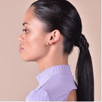 Esa Dainty C Hoop Earrings