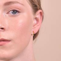 Gemma Gold Filled Dainty Moon Earrings