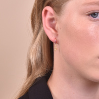 Lois Gold Filled Snake Drop Earrings