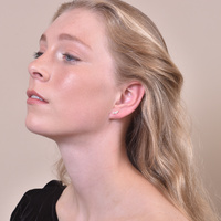 Nia Gold Filled Sparkling Stud Earrings