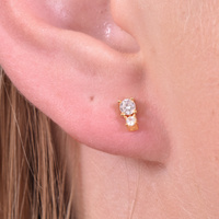 Mora Gold Filled Double Drop Earrings