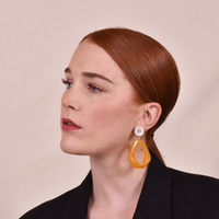 Symone Modern Geo Drop Earrings (my ears are pierced)