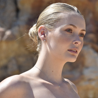 Harmonie Splendid Evil Eye Earrings (Silver)