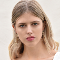 Adren Female Back Line Art Earrings (my ears are pierced)