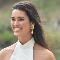 Etienne 24K Baroque Pearl Drop Earrings