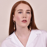 Lyla Shell & Coral Earrings