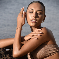 Baie Artsy Infinity Twist Earrings (Gold)