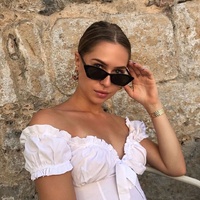 Jaclin Curved Line Earrings