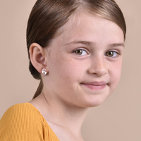 Artsy Face Dainty Stud Earrings