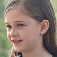 Little Hedgehog Dainty Silver Stud Earrings