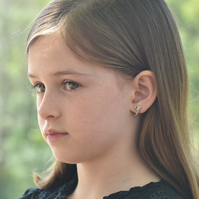 Little Fairy Silver Stud Earrings