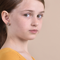 Little Unicorn Diamante Stud Earrings