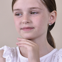 Little Whale Diamante Stud Earrings