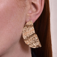 Jaslyn Rose Gold Mismatching Earrings 