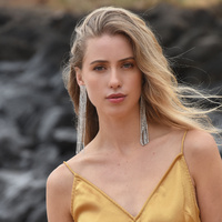 Rilla Crystal Diamante Earrings (my ears are pierced)