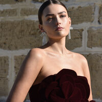 Irvine Silver Bow Tie Earrings