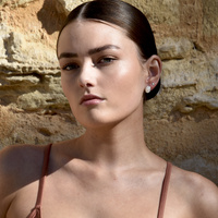 Alyn Artisan Opal Stud Earrings (Silver)