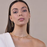 Tiffany Contemporary Flow Earrings (Gold)