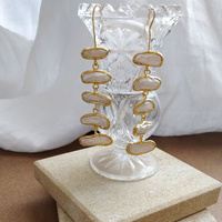 Maelynn 24K Artisan Pearl Drop Earrings