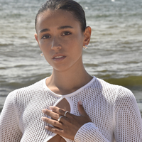 Merritt Artsy Pearl Frame Earrings