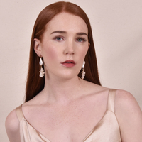 Cleo Mismatching Pearl Stack Earrings (my ears are pierced)